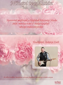 Nőnapi teadélután lesz pénteken a Kisfaludi Közösségi Házban